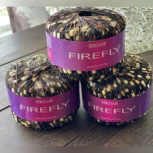 Sirdar Firefly Fashion Knitting Yarn Lot of 3